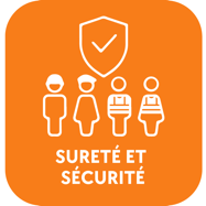 A group of people with a shield and textDescription automatically generated