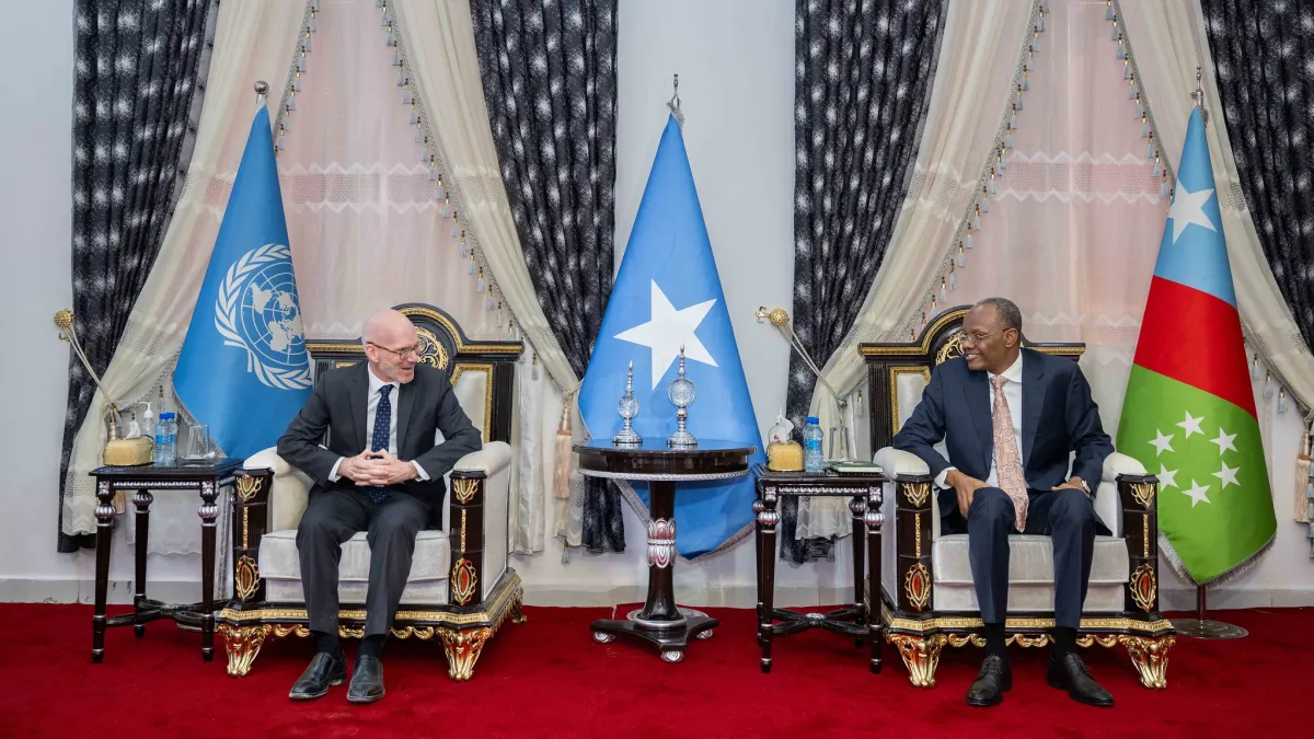 UN Special Representative James Swan visits Baidoa