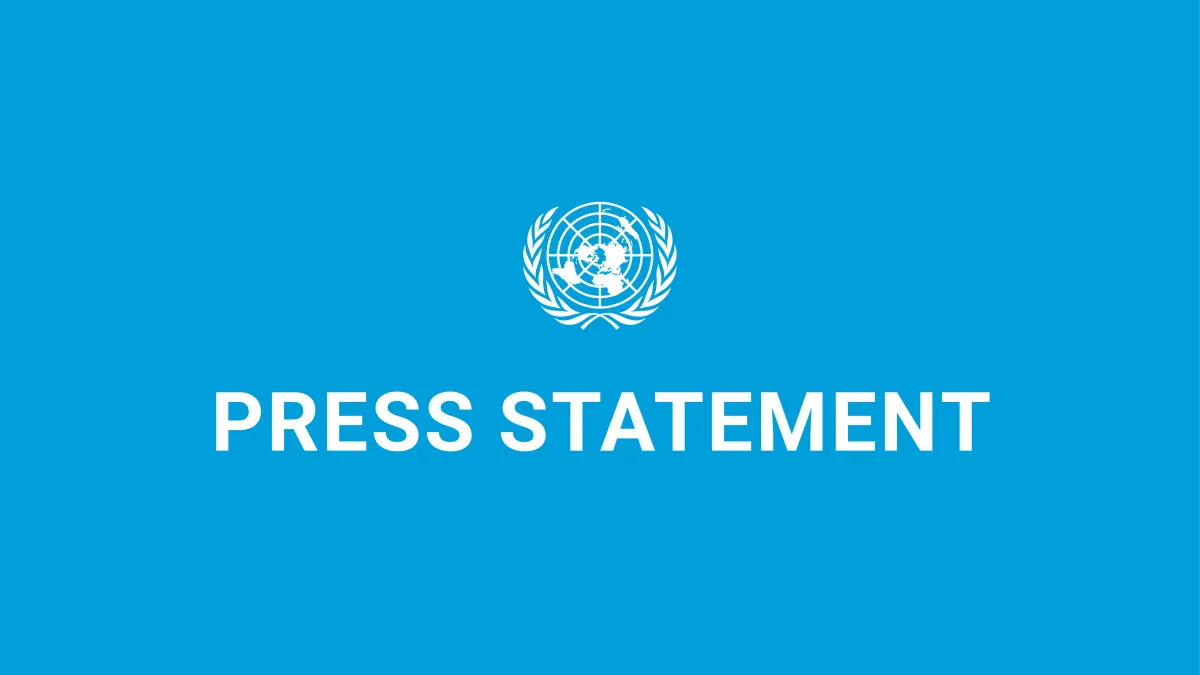 UN Press Statement image