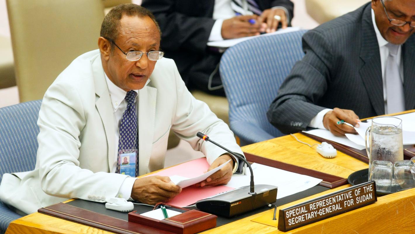 Mr. Haile Menkerios, the Special Representative of the Secretary-General of the United Nations in Sudan.