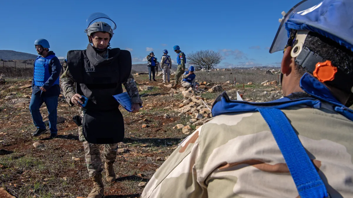 UNIFIL hands over cleared minefield to LAF UNIFIL hands over cleared minefield to LAF