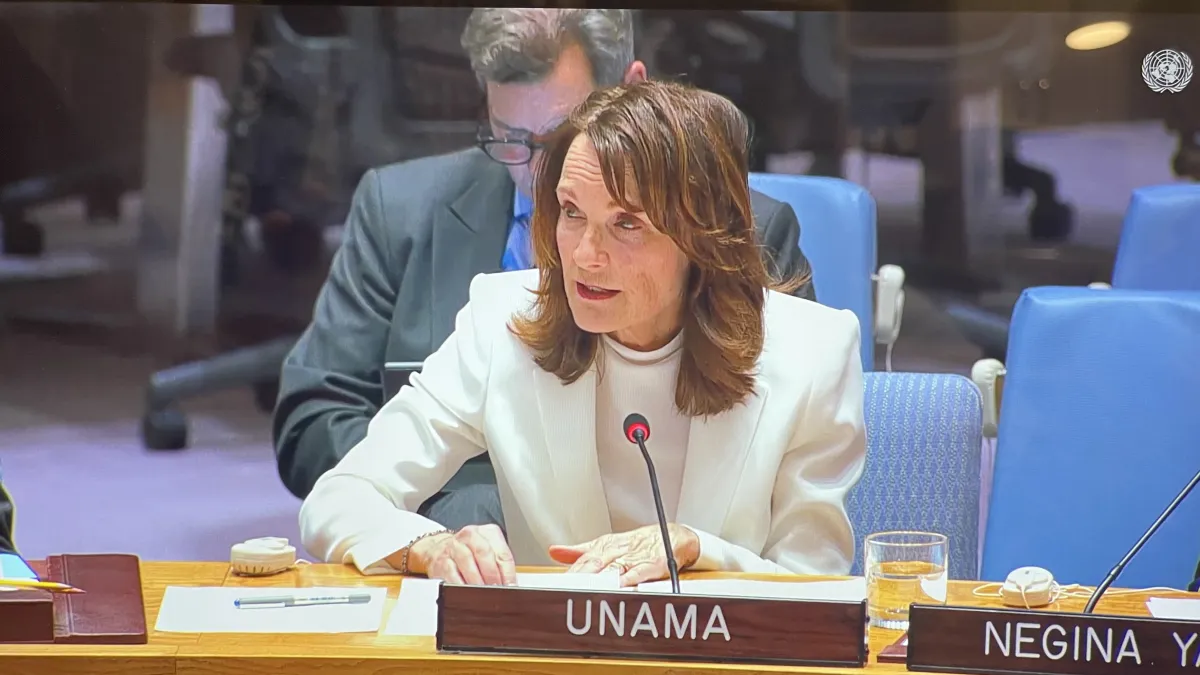 DSRSG Gagnon briefing to the Security Council