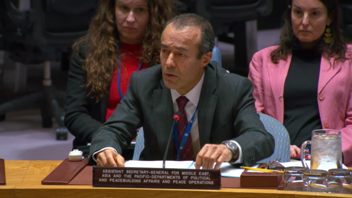 ASG Khiari briefs the Security Council