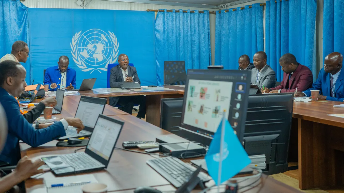 Goma students visit MONUSCO to understand the Mission’s mandate and priorities