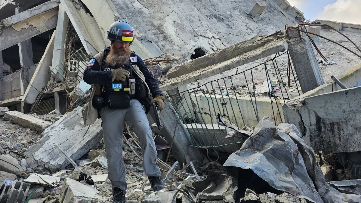 UNMAS Conducts an EHA in Support of UNDP Led Physical Damage Assessment Project Ensuring That Explosive Hazards Are Accounted For In Recovery Planning April 2026