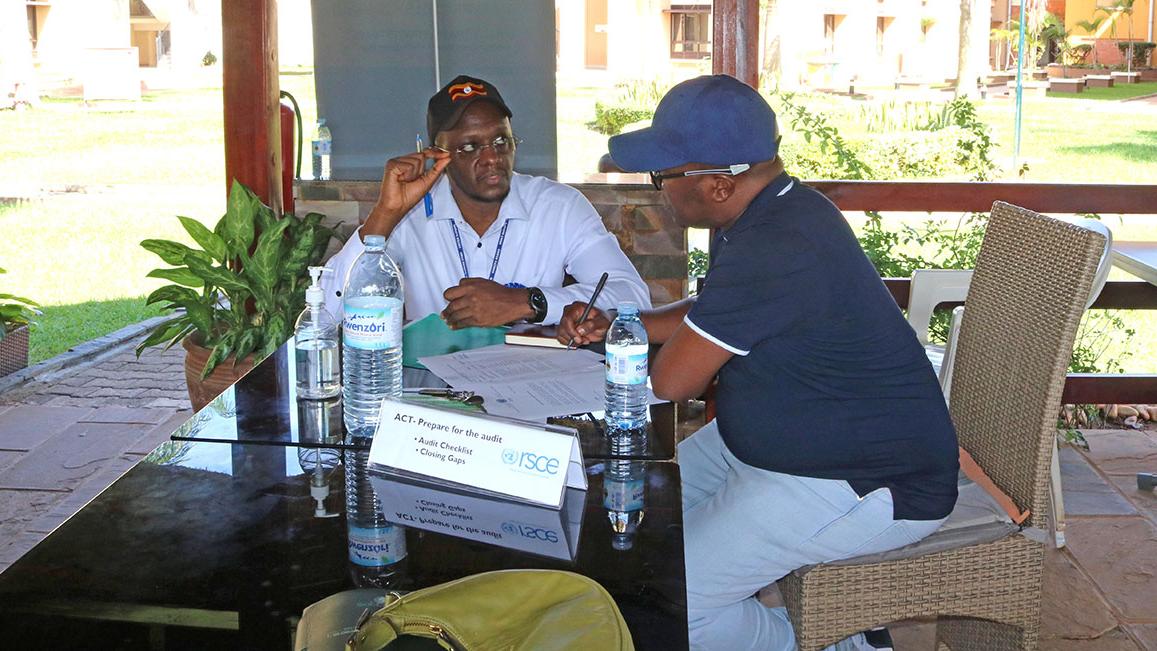 ISO Consultant talks to RSCE staff member about their readiness for ISO 9001:2015 audit ISO Consultant talks to RSCE staff member about their readiness for ISO 9001:2015 audit