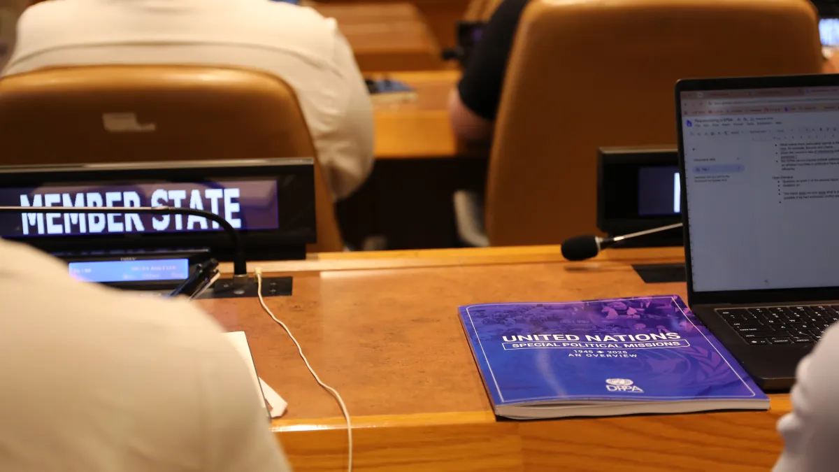 Launch of the publication “Special Political Missions 1945-2025: An Overview”