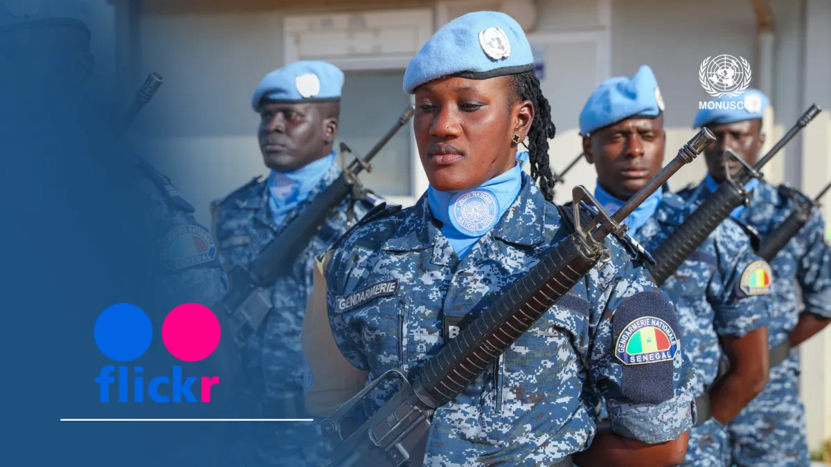 Remise de médailles aux policiers de la MONUSCO