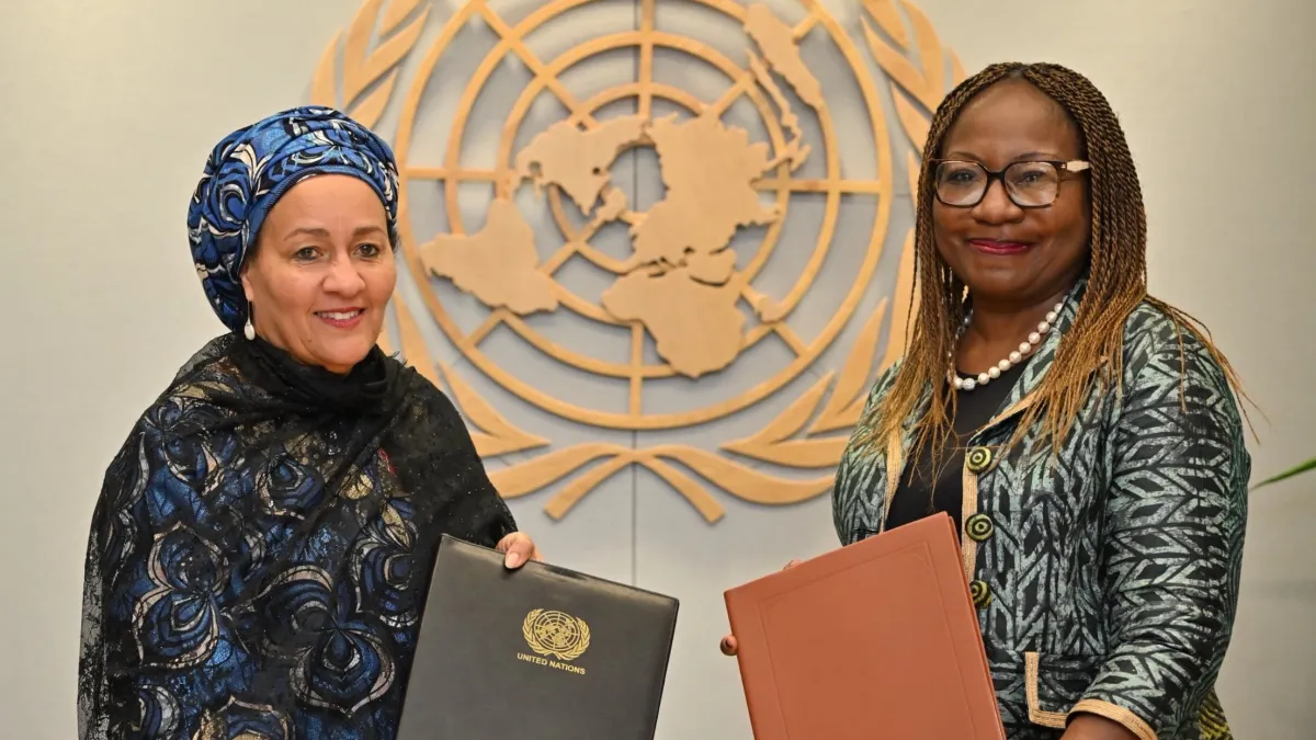 The African Development Bank and the United Nations (UN) signs a Letter of Intent on Strategic Cooperation on Peace and Resilience to deepen cooperation and accelerate joint action on peace, resilience and sustainable development across Africa.