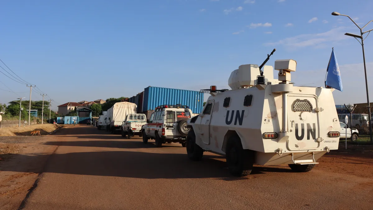 UN Peacekeeping UNMISS South Sudan Terekeka Patrol