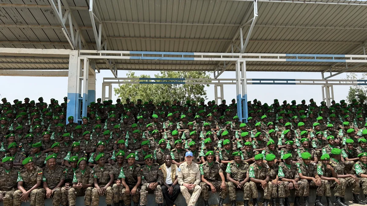 UNOAU participates in pre-deployment verification of Ethiopian contingent for AUSSOM