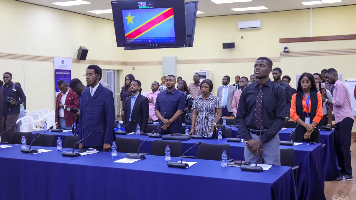 Des délégués venus de Côte d’Ivoire, du Tchad, de Centrafrique et du Congo-Brazzaville ont pris part au sommet de Kinshasa. L’Organisation ambitionne de fédérer les efforts des jeunes du monde pour arriver à une plus grande participation dans les instances de prise de décision.