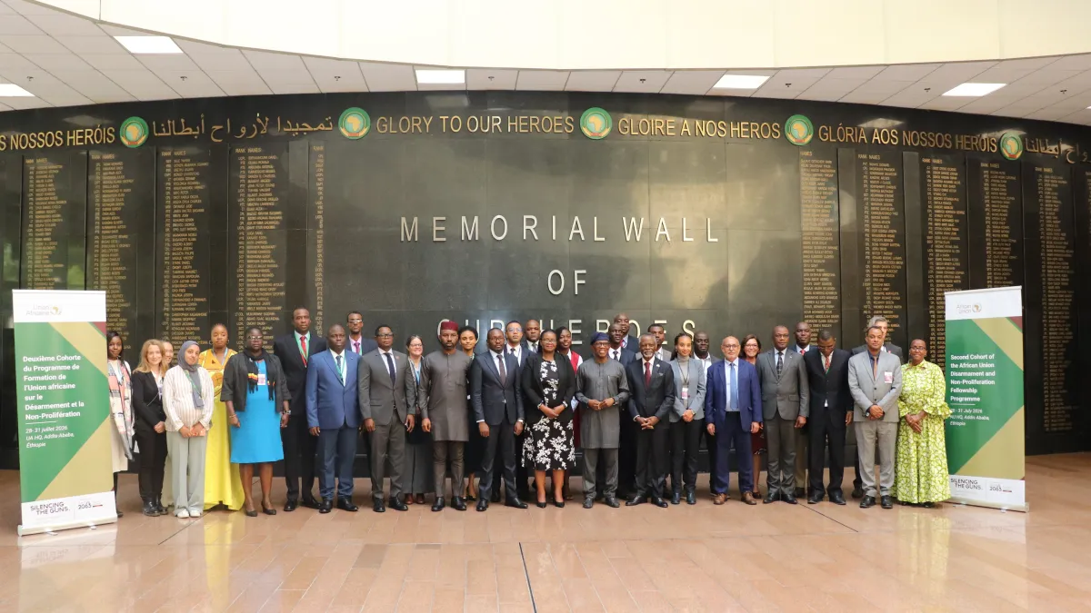 UNOAU supports the 2nd Cohort of the AU Fellowship Programme on Disarmament and Non-Proliferation