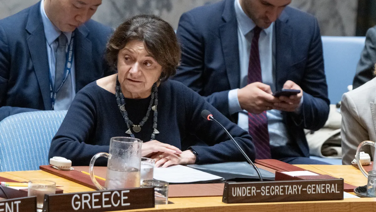 USG DiCarlo briefs the Security Council on Sudan.