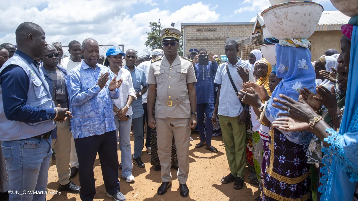 SRSG Simão visit to Korhogo - Côte d'Ivoire