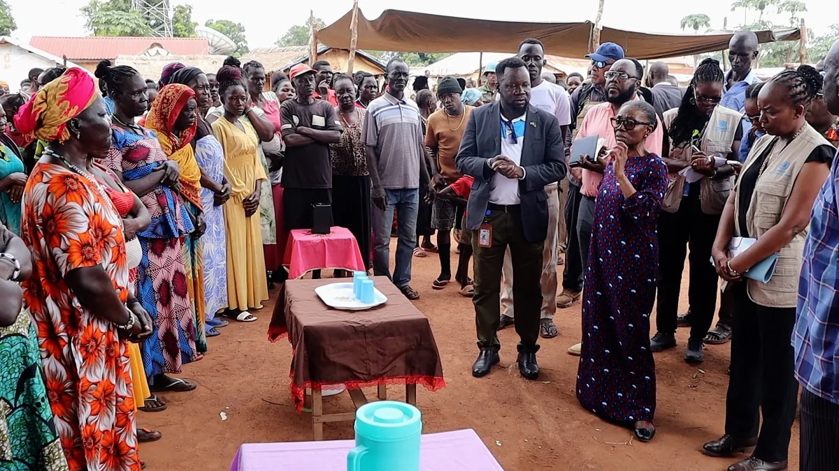 SRSG Visit to Yambio