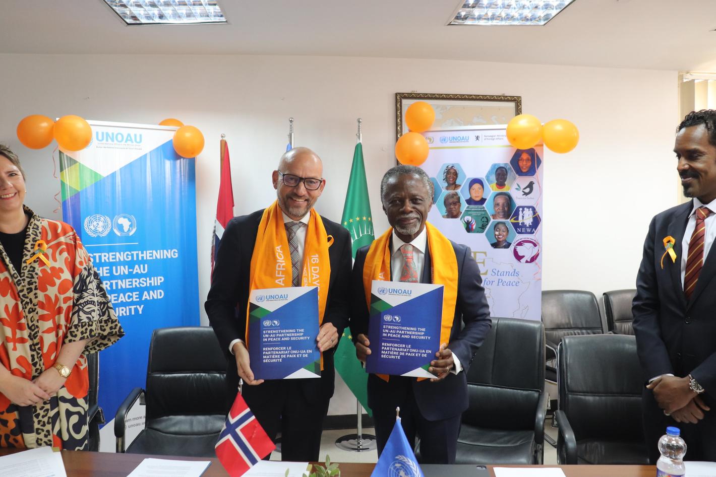 UNOAU and Norway renew partnership and launch She Stands for Peace Third Edition to strengthen UN–AU cooperation on peace and security.