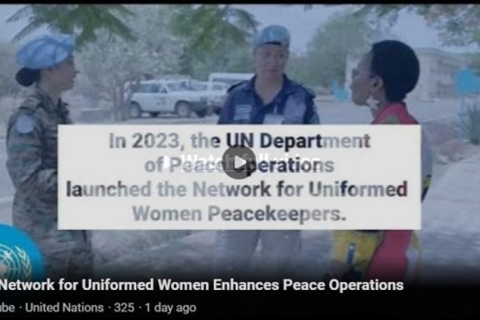 Uniformed Women Peacekeepers