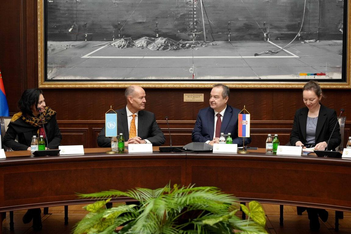 Due meeting Serbian officials