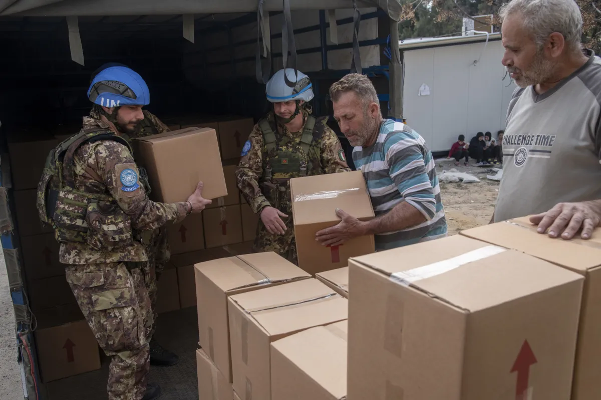 13 tons of items donated for displaced people in Tyre