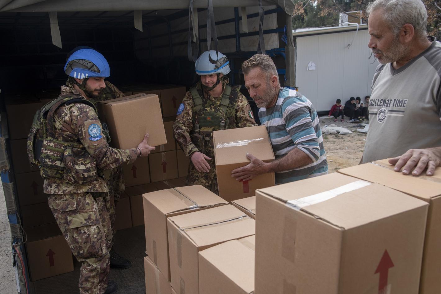 13 tons of items donated for displaced people in Tyre