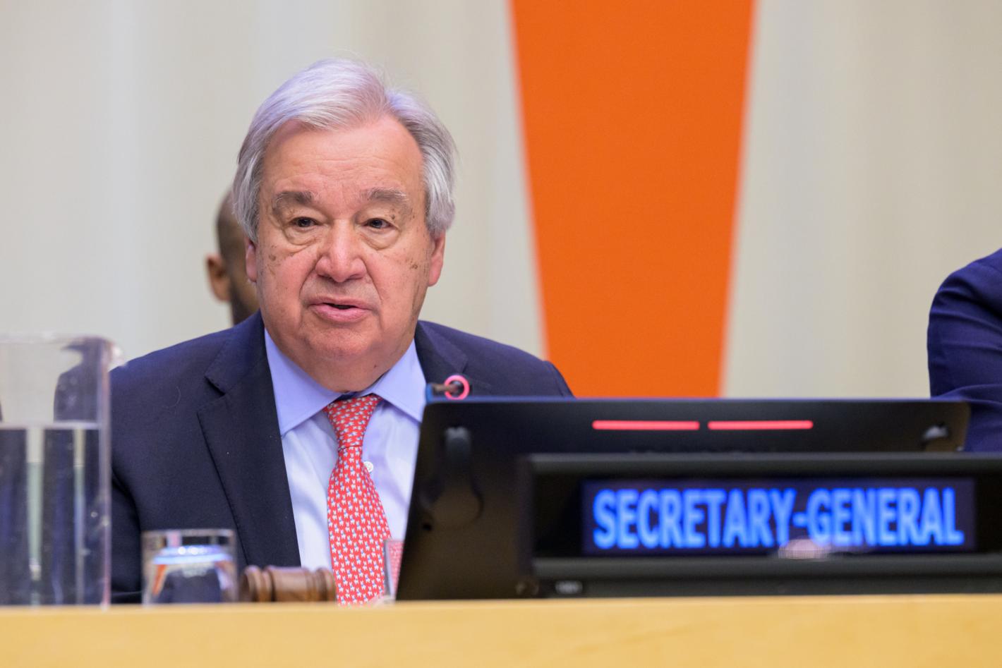 UN Secretary General Antonio Guterres address at the Captain Mbaye Diagne Medal for Exceptional Courage, Military Gender Advocate of the Year Award and Dag Hammerskjöld Medal Ceremony