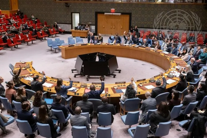 UNSC voting Resolution 2818 (2026)
