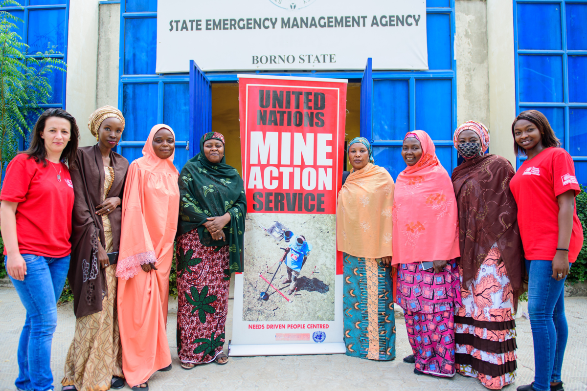 The UNMAS team in Nigeria also provided training to national authorities in Non-Technical Survey and ensured that increased woman participation was achieved in the formation of new Non-Technical Survey officers.