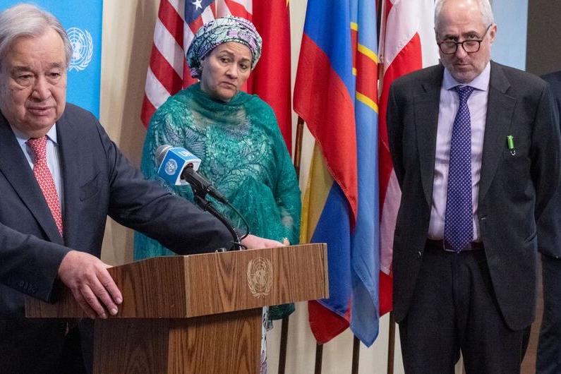 UN Chief at press briefing on the Middle East