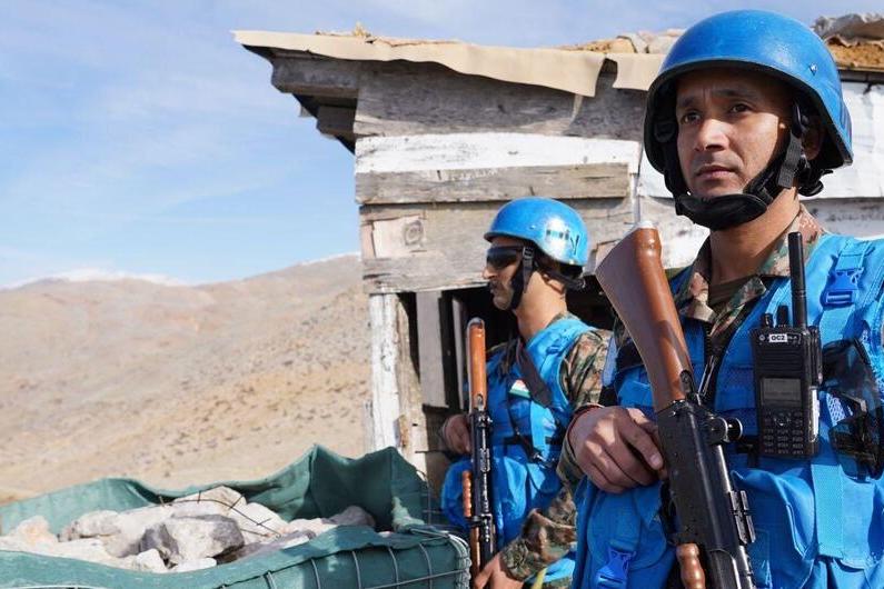 UNIFIL peacekeepers monitor the Blue Line in southern Lebanon
