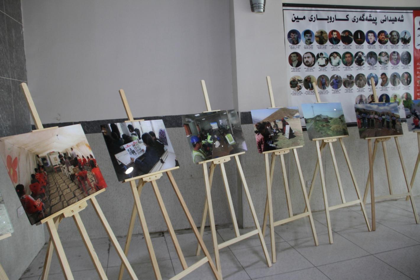 pictures on a stand