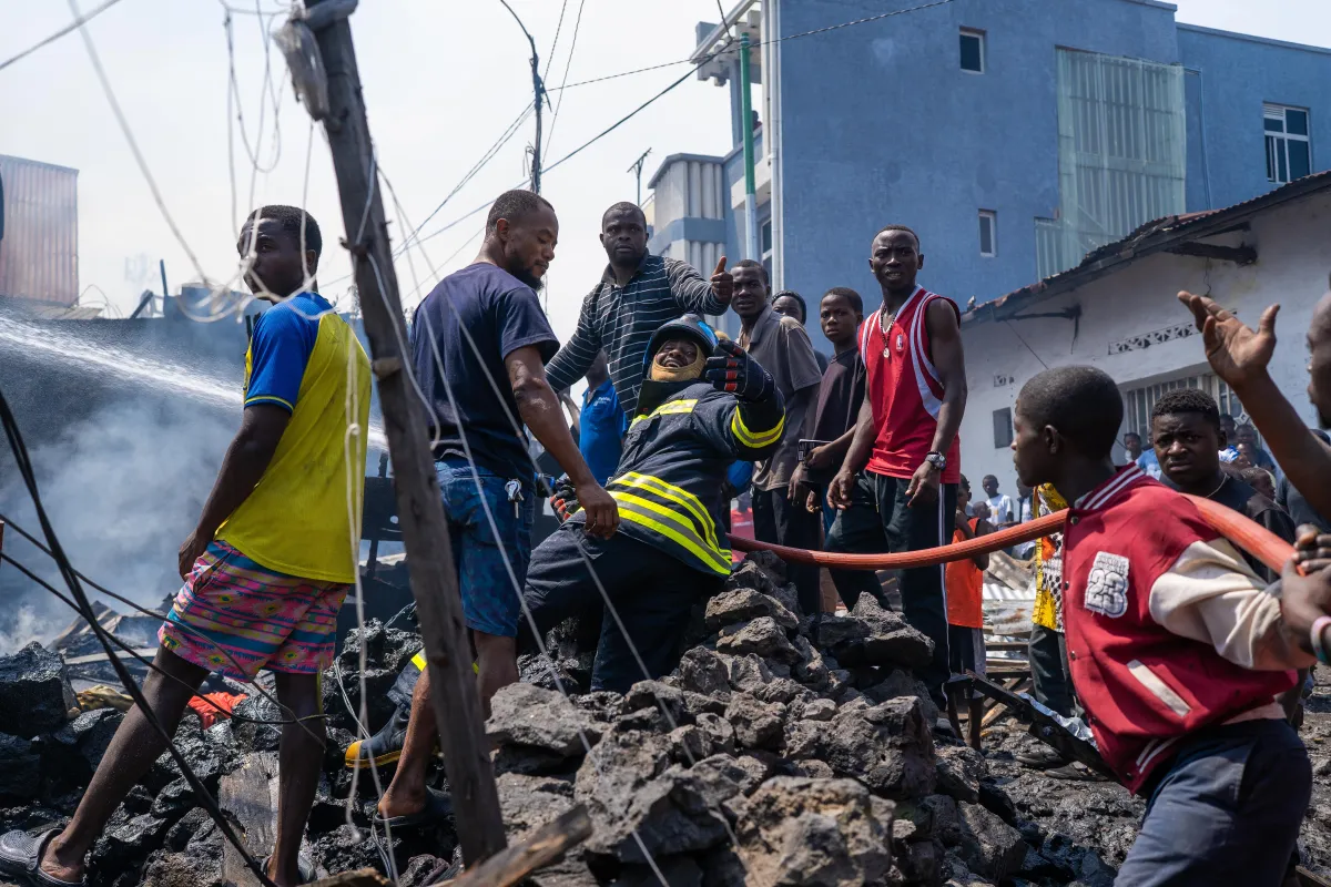 Fire In Goma Fire In Goma