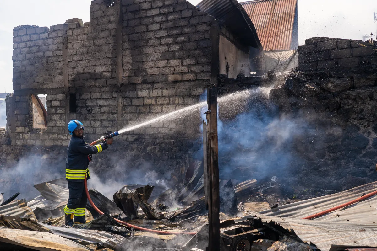 Fire In Goma Fire In Goma