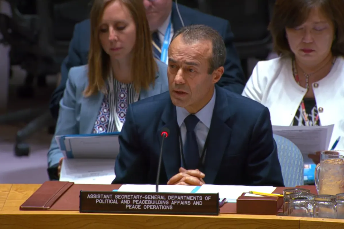 ASG Khiari briefs the Security Council on Ukraine. 