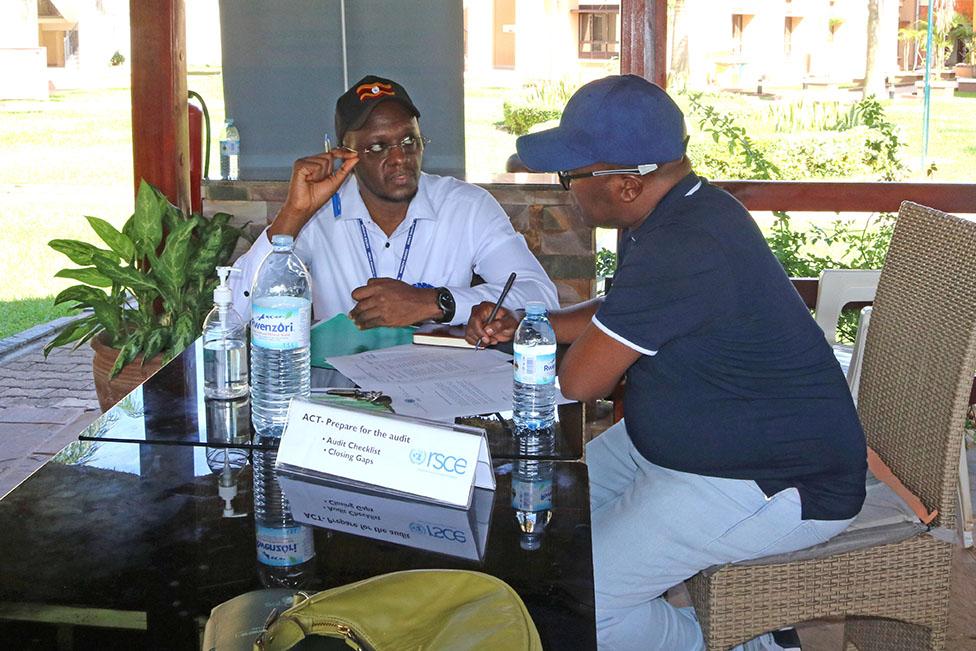 ISO Consultant talks to RSCE staff member about their readiness for ISO 9001:2015 audit ISO Consultant talks to RSCE staff member about their readiness for ISO 9001:2015 audit
