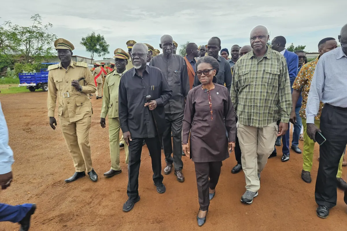 UN Peacekeeping UNMISS South Sudan Bor SRSG Kiki Gbeho