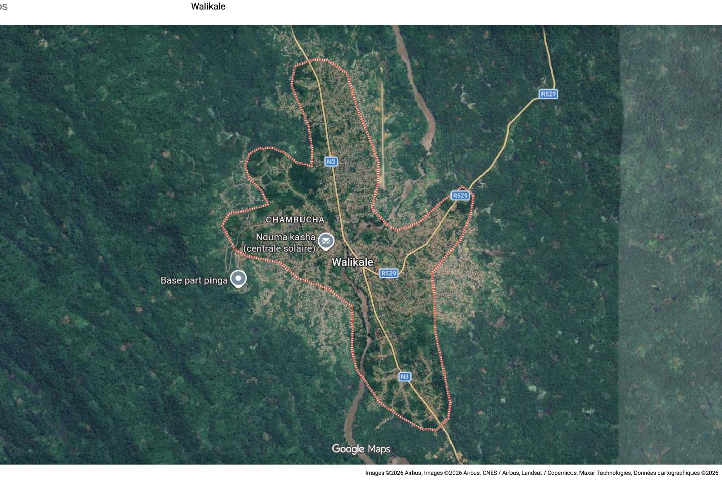 Walikale Map Walikale Map