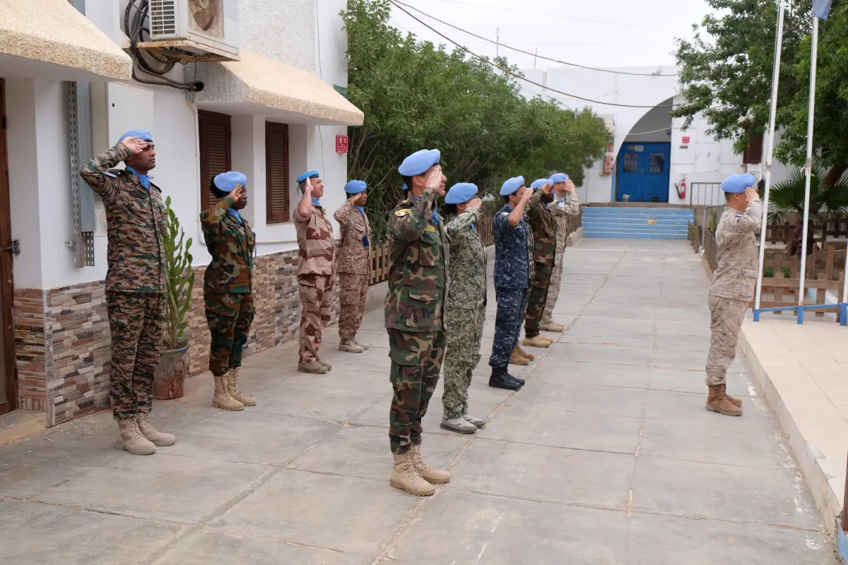 MINURSO Military Parade 