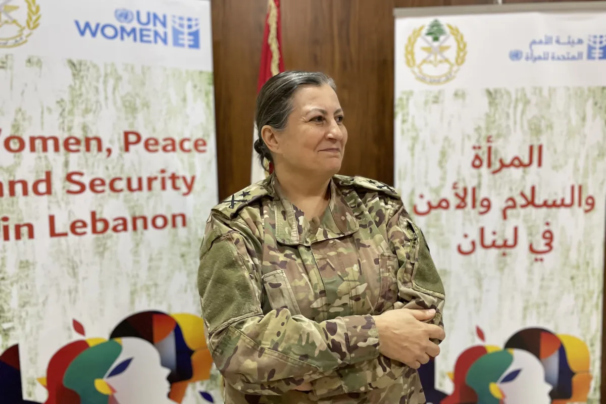 Brig. Gen. Marwa Saoud of the Lebanese Armed Forces Brig. Gen. Marwa Saoud of the Lebanese Armed Forces