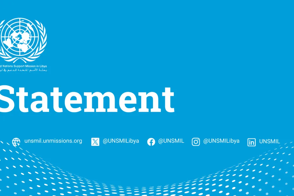 A Statement graphic from UNSMIL
