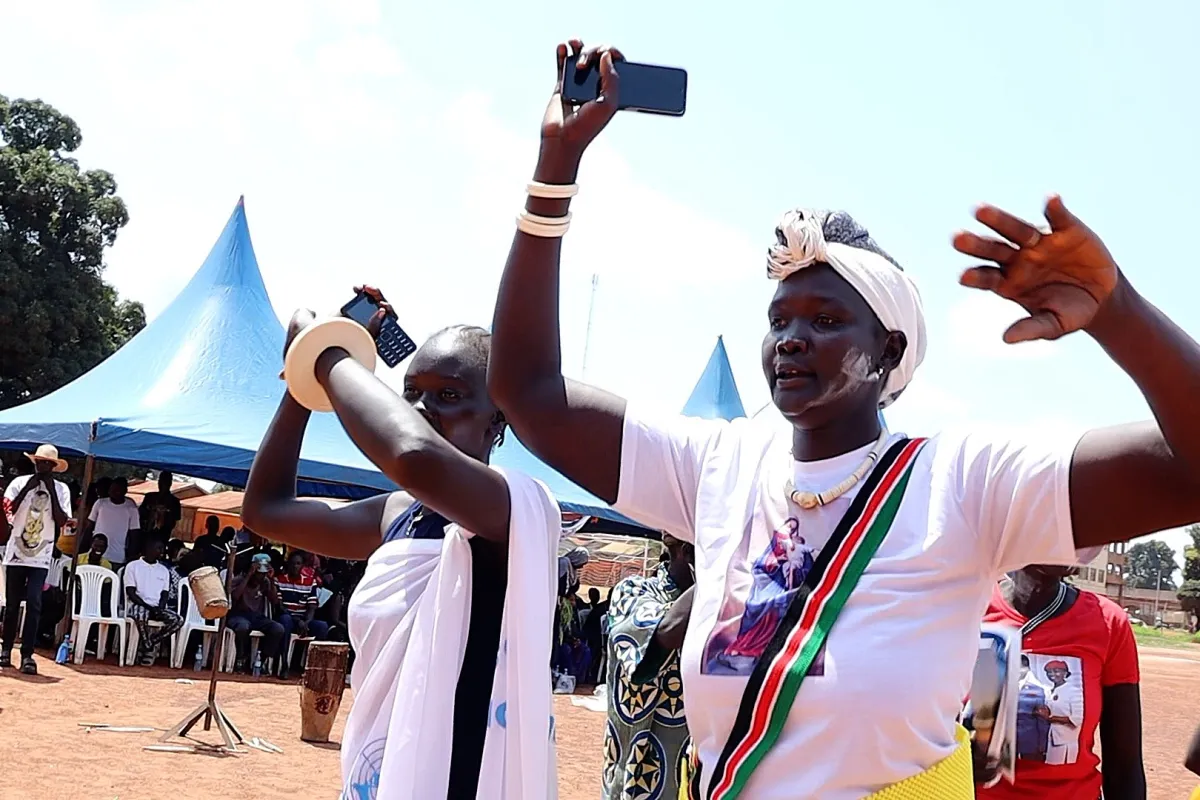 Children lead Yambio's call for peace