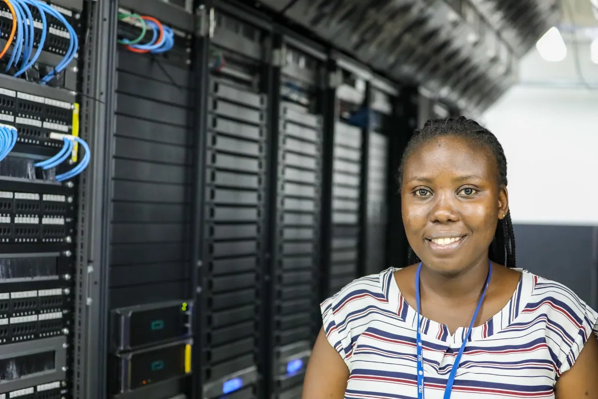 Grace Nakulima in  Server Room