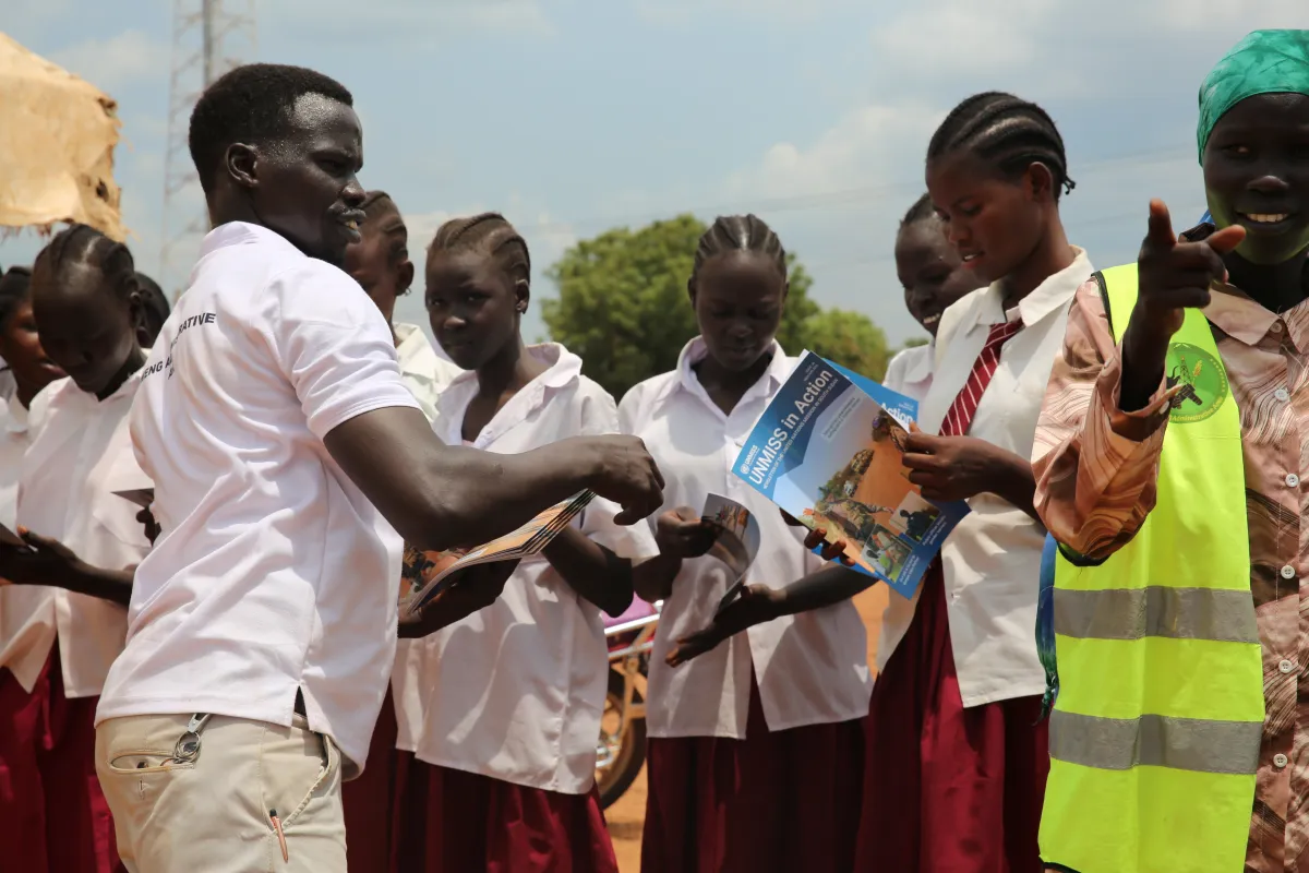 UN Peacekeeping UNMISS South Sudan Pariang Hear Us Act Now Peace