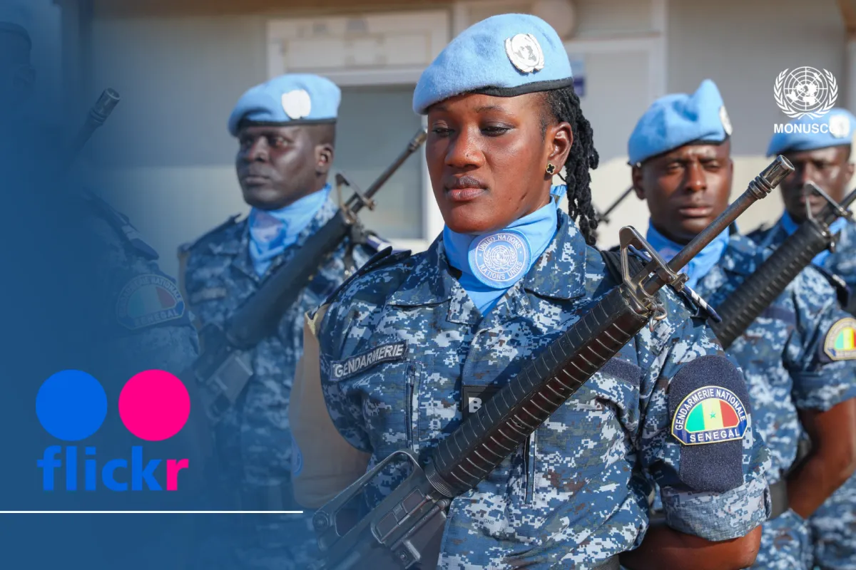 Remise de médailles aux policiers de la MONUSCO