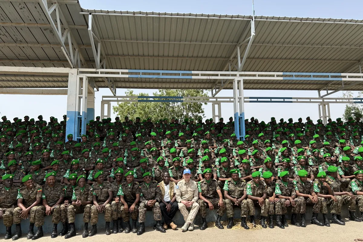 UNOAU participates in pre-deployment verification of Ethiopian contingent for AUSSOM