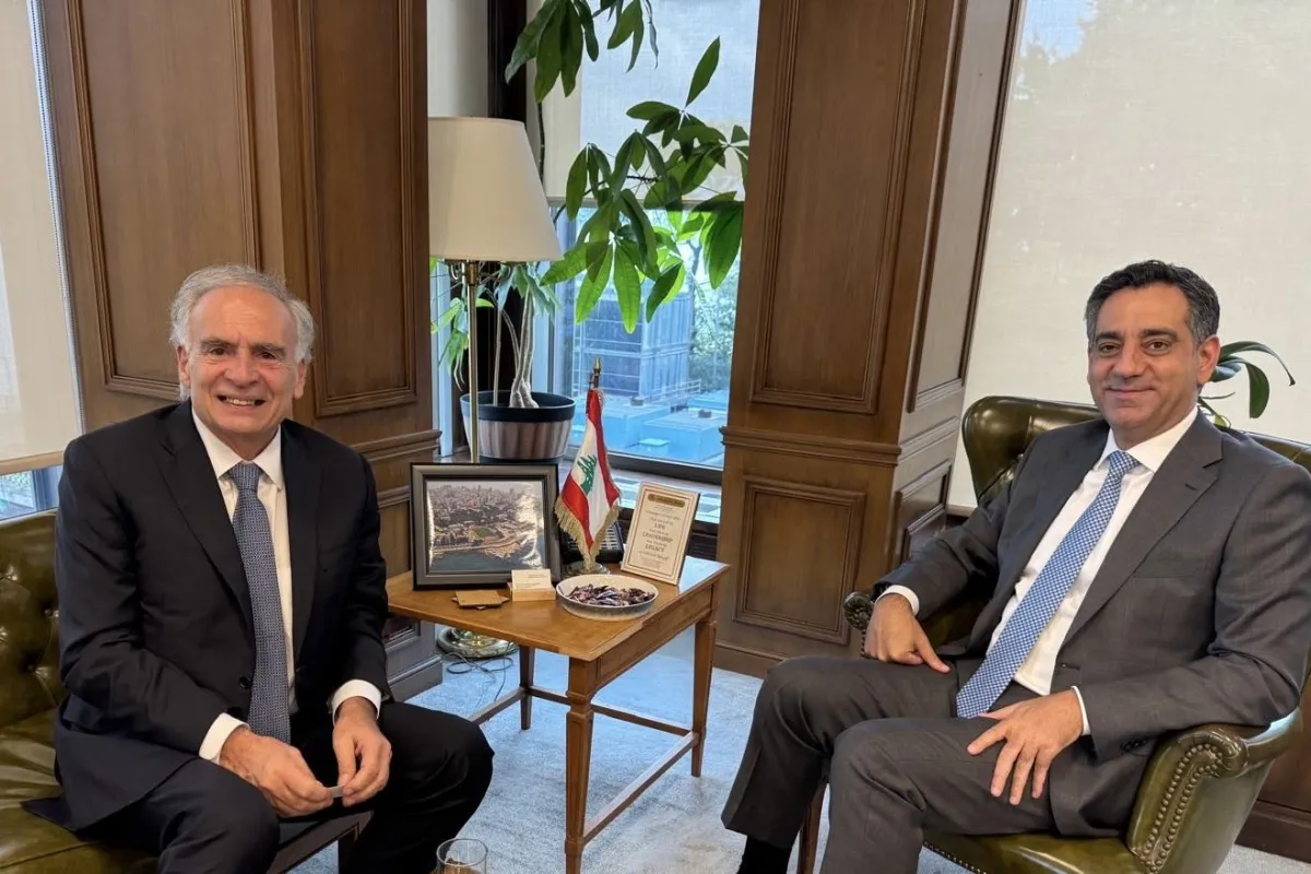 OIC Special Coordinator Jean Arnault Meets Lebanon Permanent Representative to the UN Ahmad Arafa