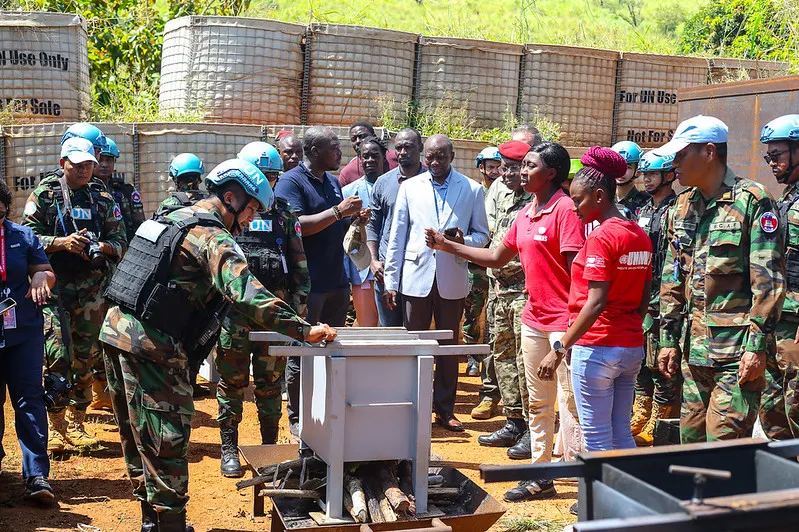 De nouvelles infrastructures sécurisées renforcent les capacités des Forces de défense et de sécurité centrafricaines