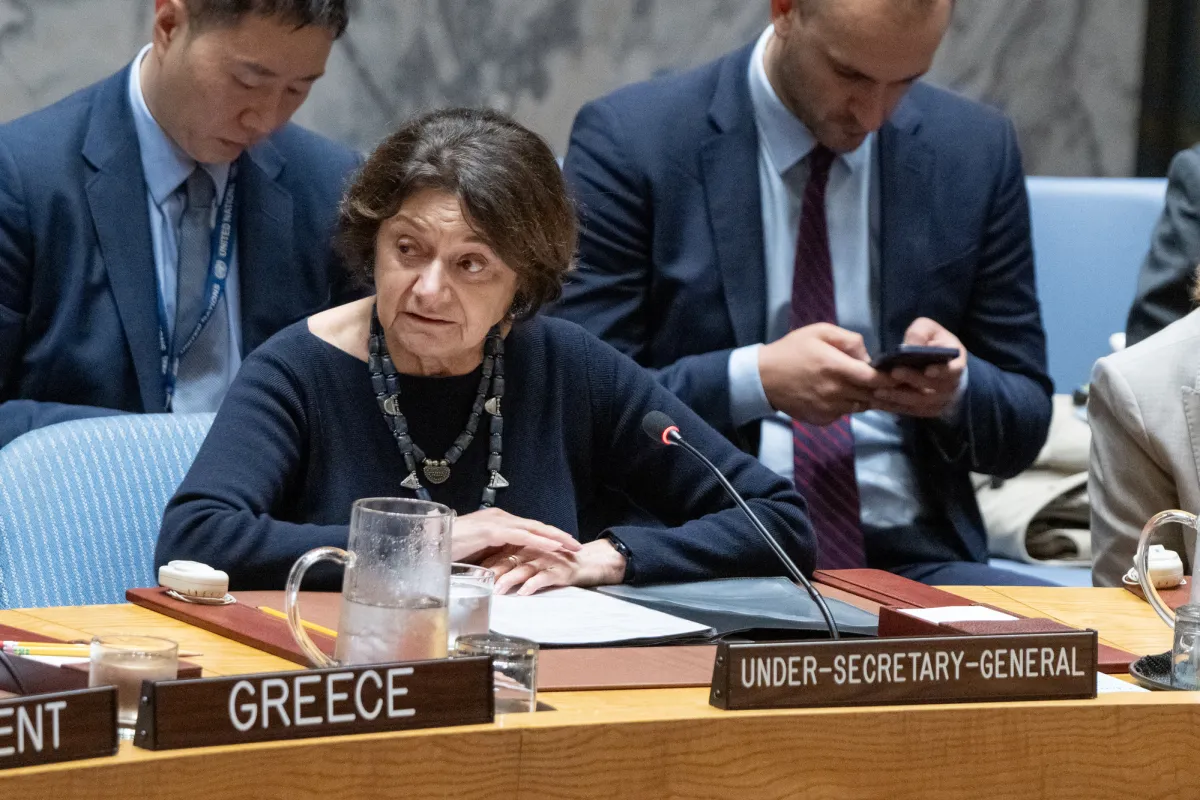 USG DiCarlo briefs the Security Council on Sudan.