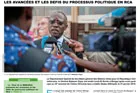 Couverture du bulletin d'information.