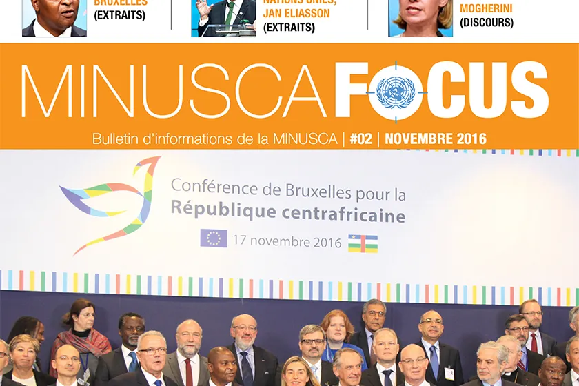 Couverture du bulletin d'information.